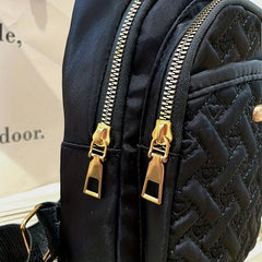 Heart Embroidery Chest Bag Women's Crossbody Sling Purse