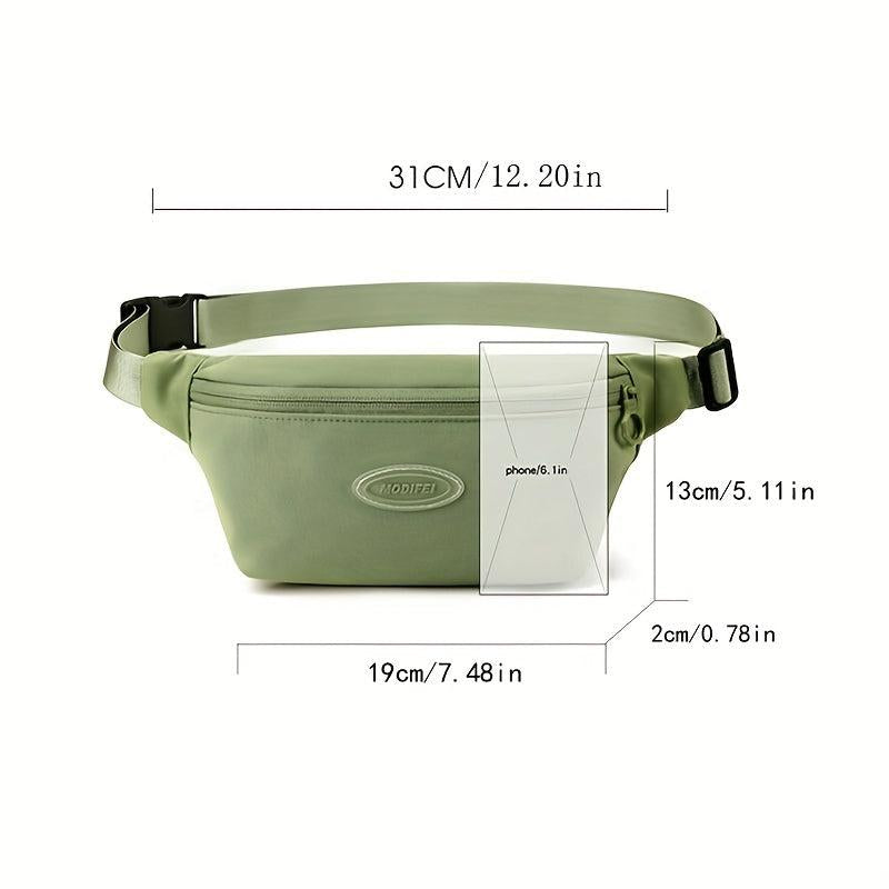 Streetwear Casual Chest Bag Nylon Foldable Crossbody Bag
