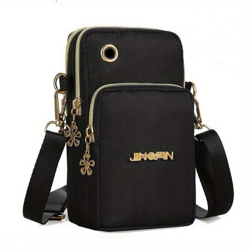 Mini Sports Armband Bag Nylon Crossbody Phone Purse 3.54 7.09 3.15 Inch