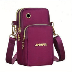 Mini Sports Armband Bag Nylon Crossbody Phone Purse 3.54 7.09 3.15 Inch