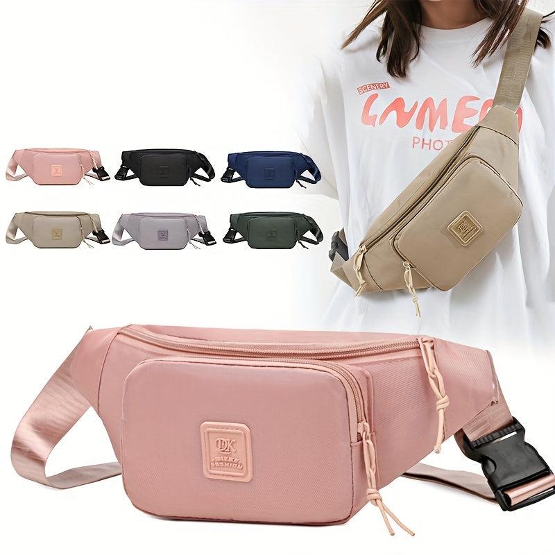 Casual Nylon Fanny Pack Crossbody Bag Outdoor Sports