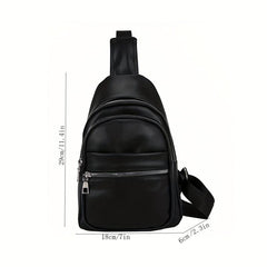 Zipper Sling Bag Crossbody Phone Bag Women's Chest Purse