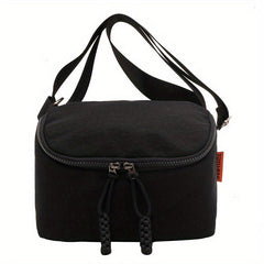 Solid Nylon Waist Bag Street Sports Crossbody Bag Casual Chest Bag