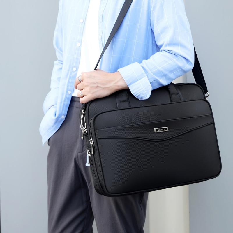Men's Business Computer Bag Oxford Cloth Handbag Casual Shoulder Bag