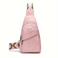 Vintage Chest Bag with Wide Strap Crossbody