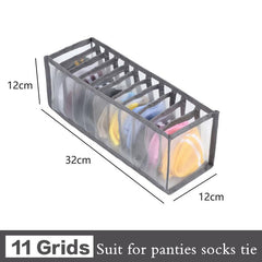 Foldable Drawer Organizer Storage Box for Underwear Socks