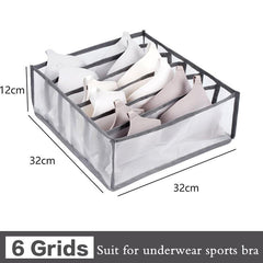 Foldable Drawer Organizer Storage Box for Underwear Socks