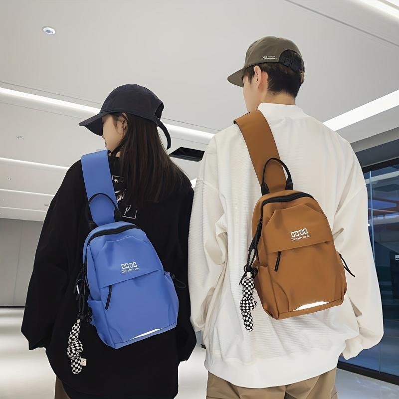 Nylon Crossbody Bag Casual Travel Chest Purse