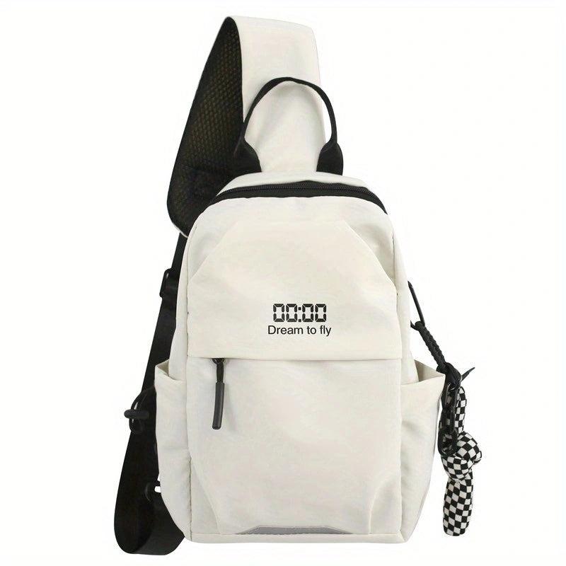 Nylon Crossbody Bag Casual Travel Chest Purse