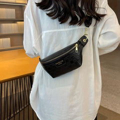 Vintage Letter Pattern Sling Bag for Women