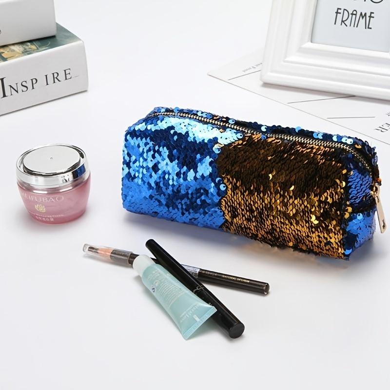 Sequin Cosmetic Bag Portable Makeup Zipper Bag