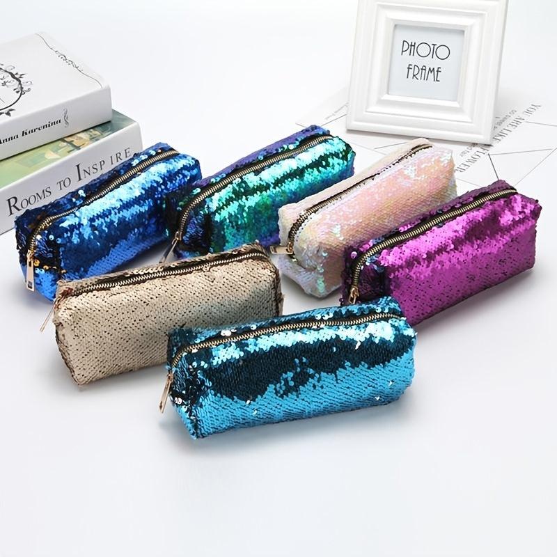 Sequin Cosmetic Bag Portable Makeup Zipper Bag