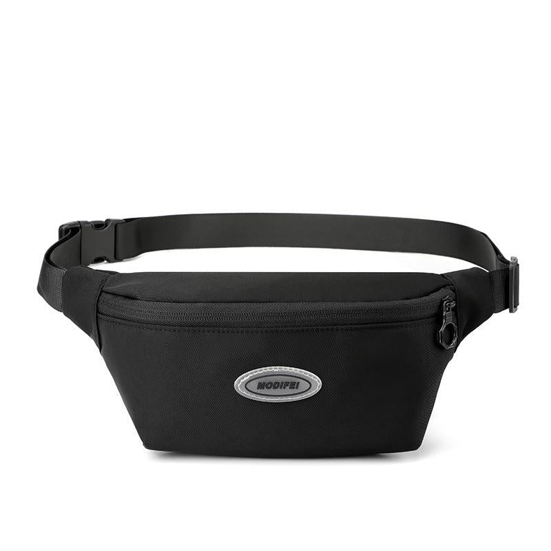 Nylon Fanny Pack Solid Waist Bag for Travel Hiking