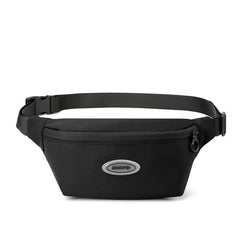 Nylon Fanny Pack Solid Waist Bag for Travel Hiking