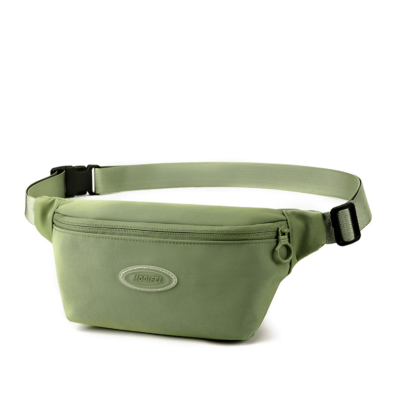 Nylon Fanny Pack Solid Waist Bag for Travel Hiking