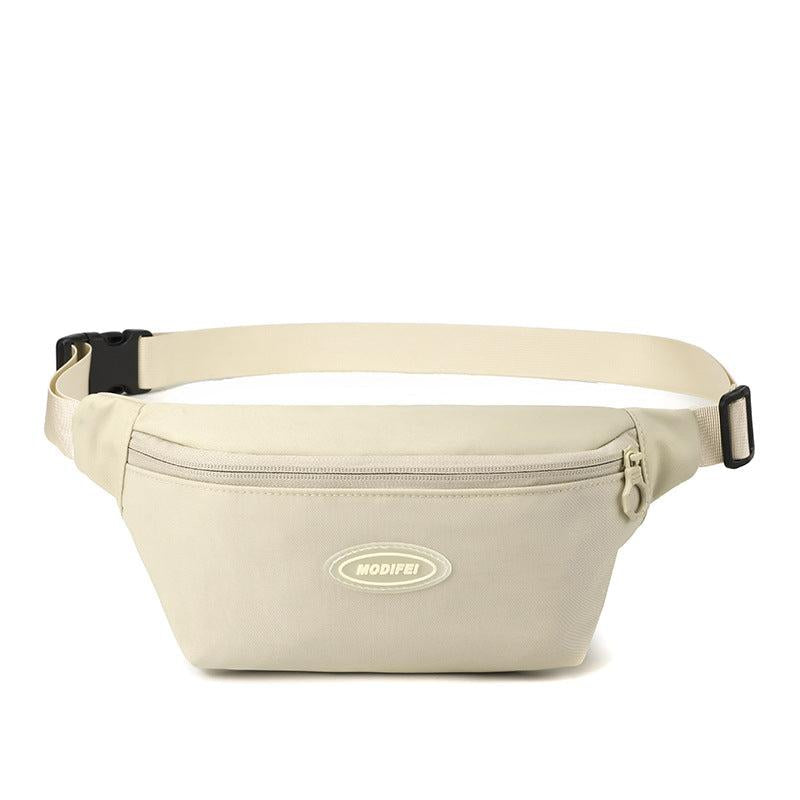 Nylon Fanny Pack Solid Waist Bag for Travel Hiking