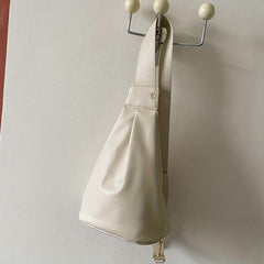 Casual Solid Sling Bag Outdoor Storage Fancy Pack