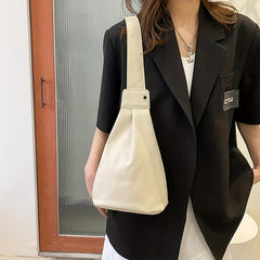 Casual Solid Sling Bag Outdoor Storage Fancy Pack