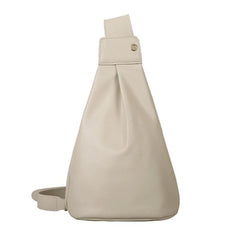 Casual Solid Sling Bag Outdoor Storage Fancy Pack