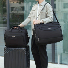 Water Repellent Laptop Briefcase Crossbody Bag for Business Trip