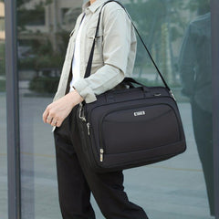 Water Repellent Laptop Briefcase Crossbody Bag for Business Trip