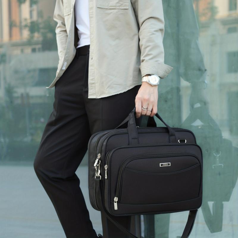 Water Repellent Laptop Briefcase Crossbody Bag for Business Trip