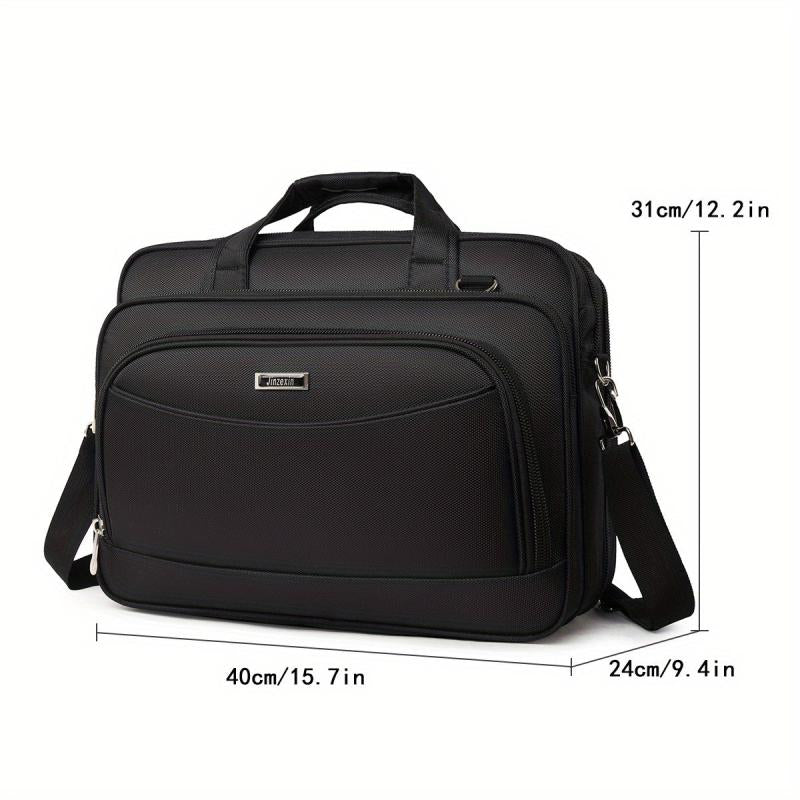 Water Repellent Laptop Briefcase Crossbody Bag for Business Trip