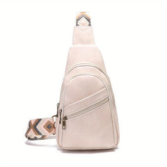 Retro Oil Wax Leather Chest Bag Crossbody Sling Backpack