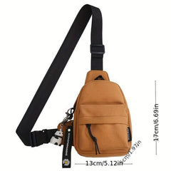 Mini Nylon Sling Bag For Outdoor Travel Chest Bag