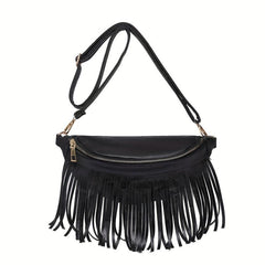 Tassel Waist Bag Crossbody Chest Purse