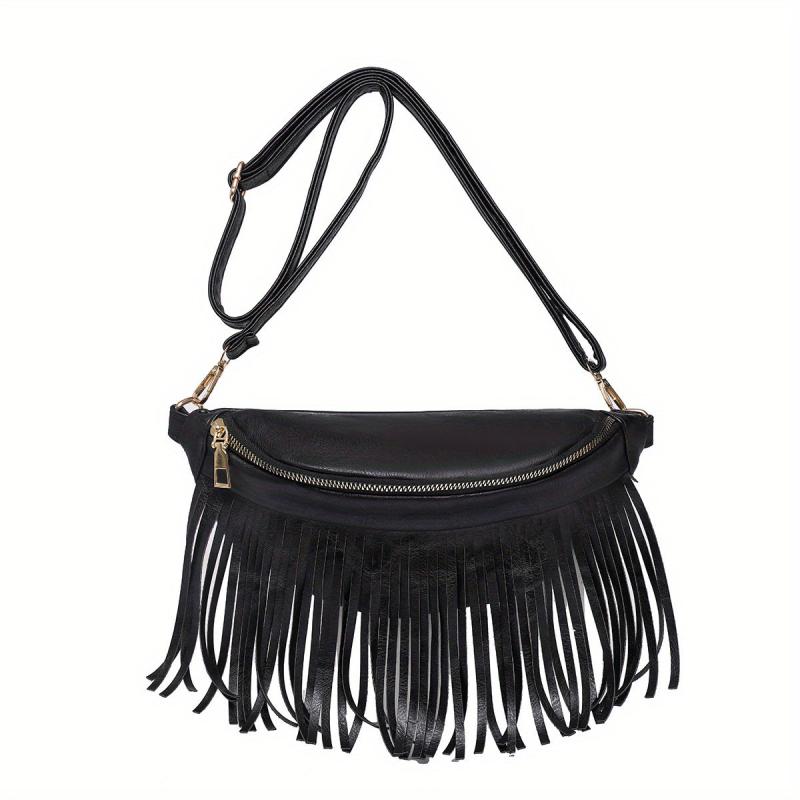Tassel Waist Bag Crossbody Chest Purse