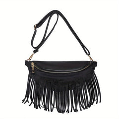 Tassel Waist Bag Crossbody Chest Purse