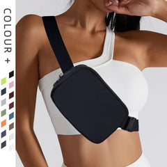 Nylon Zipper Fanny Pack Waterproof Crossbody Chest Bag