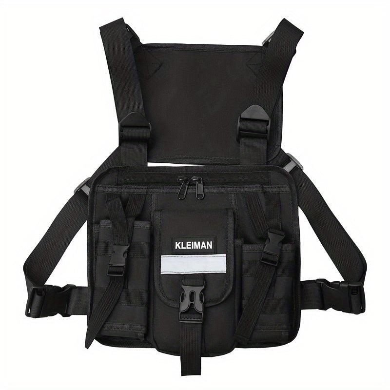Outdoor Casual Chest Bag Nylon Lightweight Pocket Vest Bag