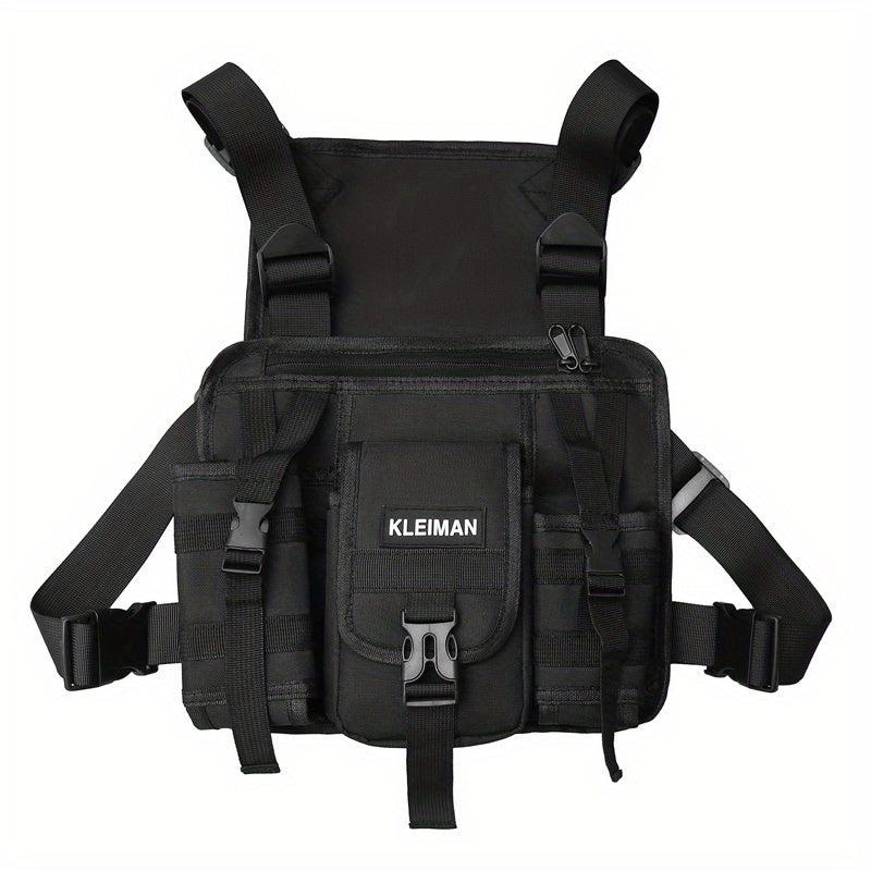 Outdoor Casual Chest Bag Nylon Lightweight Pocket Vest Bag