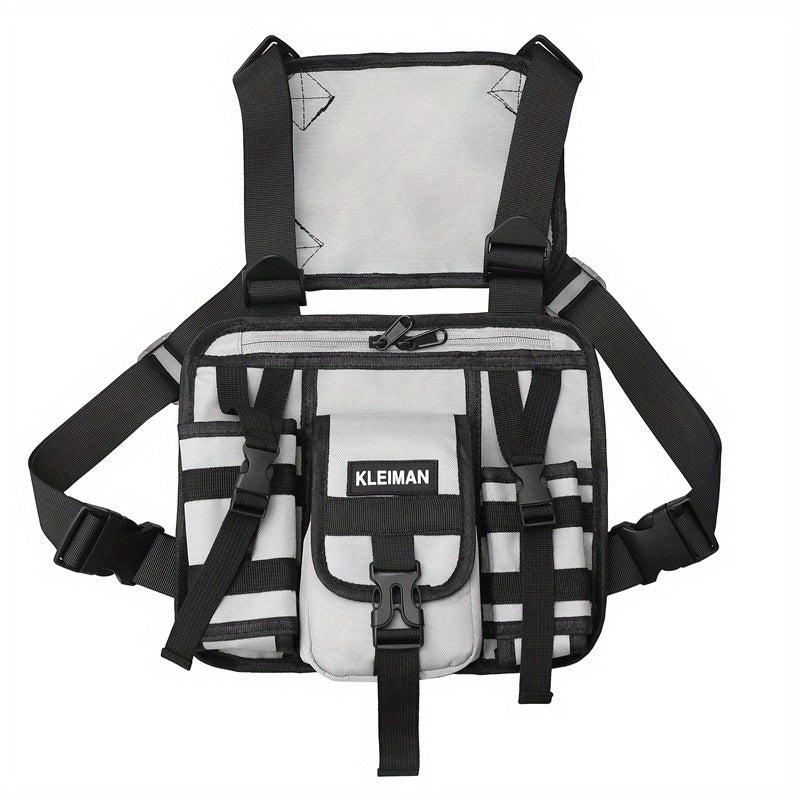 Outdoor Casual Chest Bag Nylon Lightweight Pocket Vest Bag