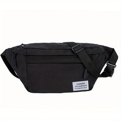 Casual Crossbody Bag Canvas Fanny Pack Lightweight Waist Bag