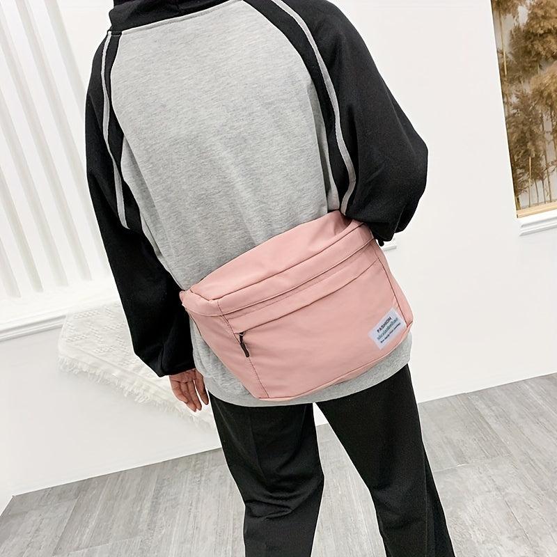 Casual Crossbody Bag Canvas Fanny Pack Lightweight Waist Bag