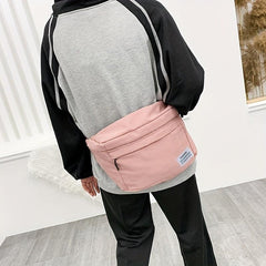 Casual Crossbody Bag Canvas Fanny Pack Lightweight Waist Bag