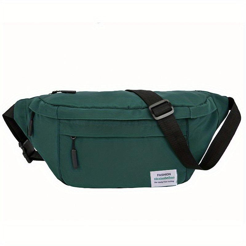 Casual Crossbody Bag Canvas Fanny Pack Lightweight Waist Bag