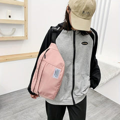 Casual Crossbody Bag Canvas Fanny Pack Lightweight Waist Bag