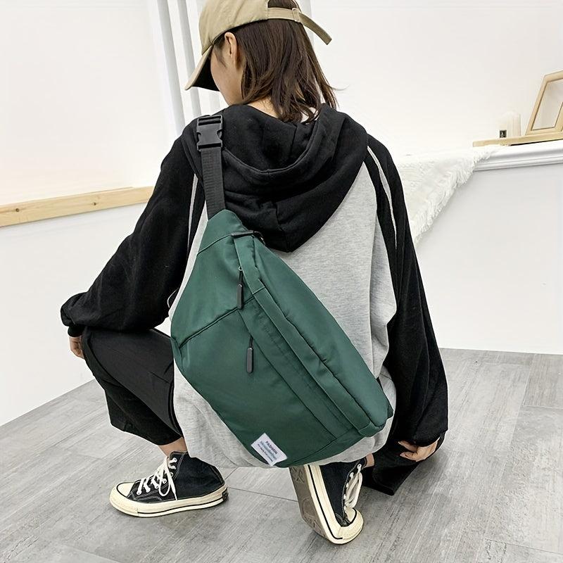 Casual Crossbody Bag Canvas Fanny Pack Lightweight Waist Bag