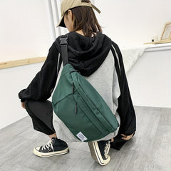 Casual Crossbody Bag Canvas Fanny Pack Lightweight Waist Bag
