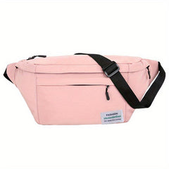 Casual Crossbody Bag Canvas Fanny Pack Lightweight Waist Bag