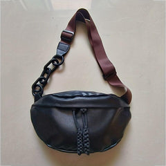 Vintage Saddle Waist Bag PU Leather Fanny Pack