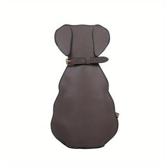 Doggy Shape Sling Backpack Cartoon Crossbody Bag Creative PU Leather Chest Bag