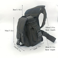 Tactical Drop Leg Pouch Waist Bag Waterproof Fanny Pack