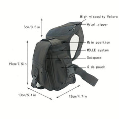 Tactical Drop Leg Pouch Waist Bag Waterproof Fanny Pack