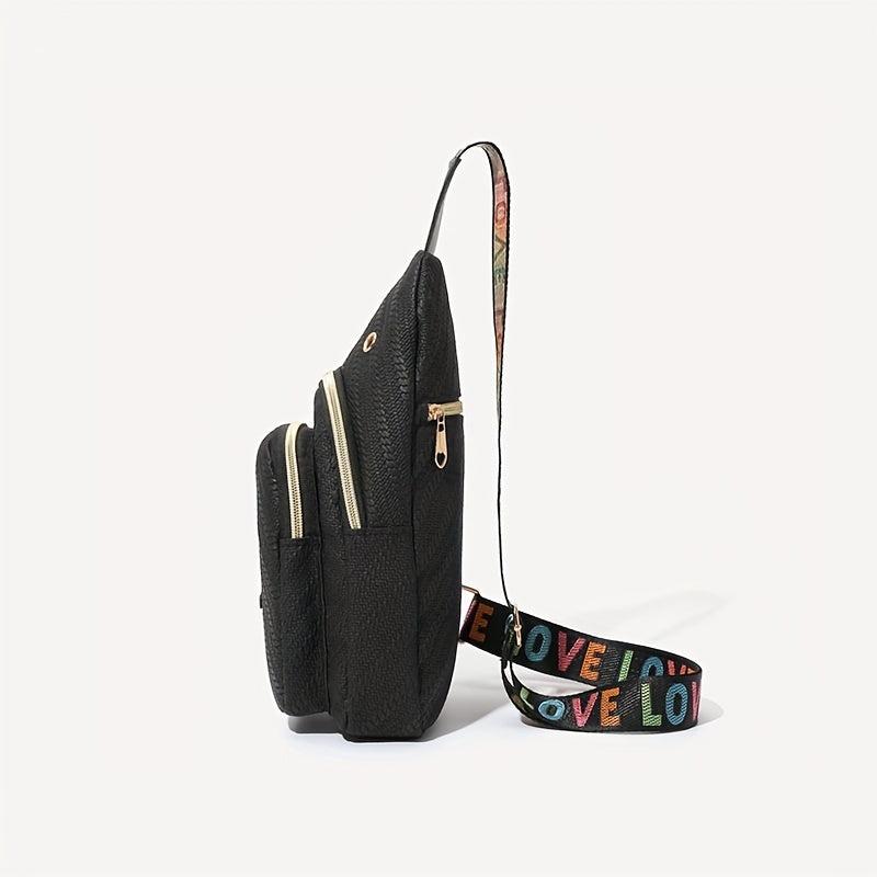 Sports Crossbody Chest Bag Fanny Pack Outdoor Sling Bag