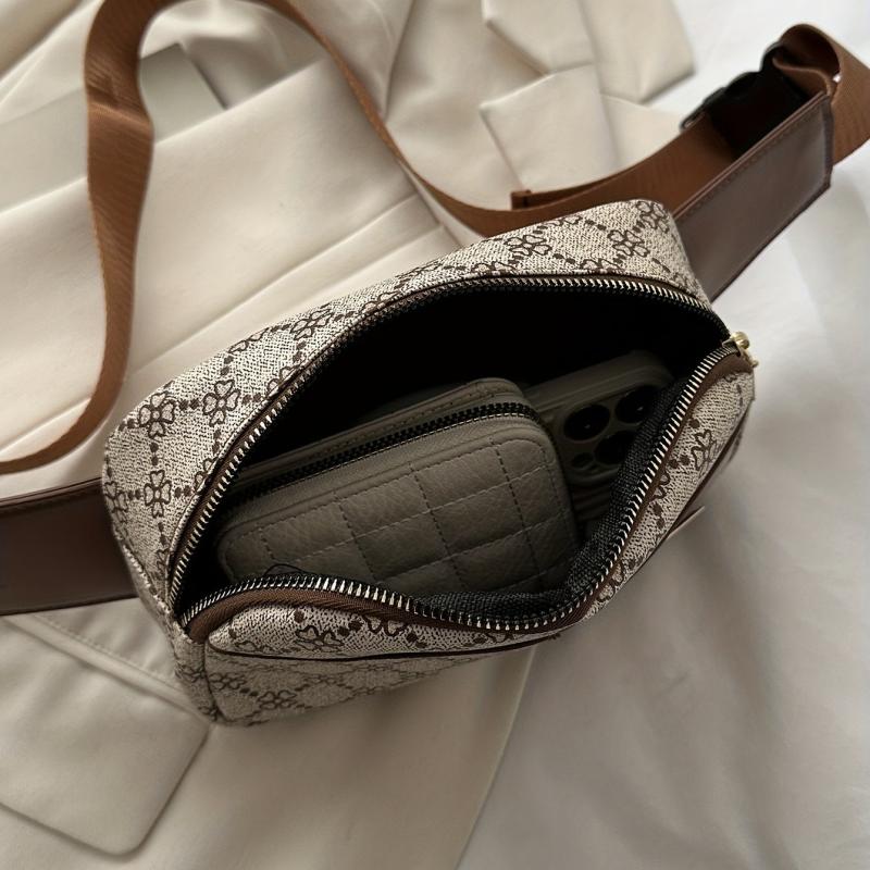 Vintage Casual Chest Bag PU Leather Sling Bag